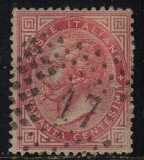 Italia-Francobolli--Regno-VEII  DLR Londra 40 centesimi