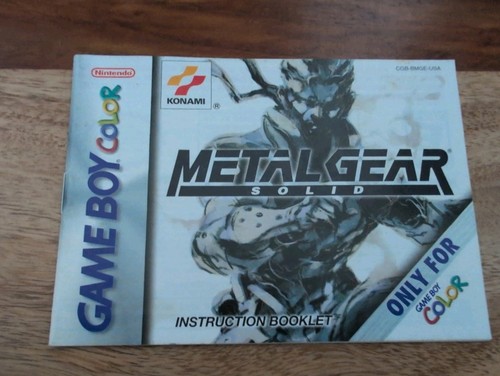 Metal gear solid nintendo game - metal,