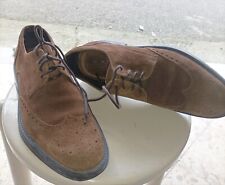 SCARPE DERBY UOMO IN CAMOSCIO MARRONE N.41