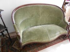Divano inizi 900 velluto verde, usato