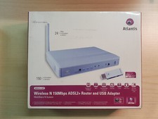 Wireless N 150Mbps ADSL2+ Router & USB Adapter - Atlantis