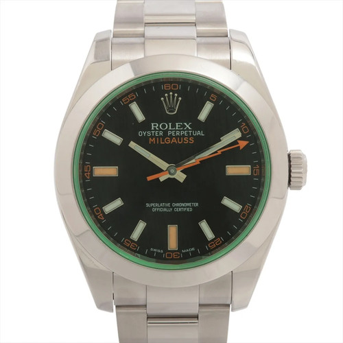 Rolex milgauss 116400gv at - ss,