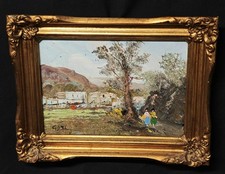 Masonite Oil Painting - Rural