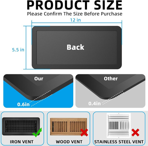 Magnetic vent covers - magnetic, (4-pack)
