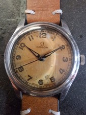 OMEGA MILITARE ACCIAIO CARICA MANUALE REF.2384-2 ANNI 1943/44