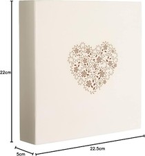 Album portafoto 10 x 15 cm 200 pagine Beige Può contenere fino a 200 foto