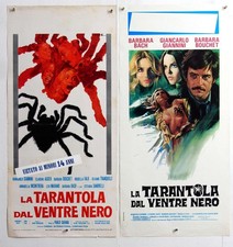 lotto 2 cm.33x70-LA TARANTOLA DAL VENTRE NERO-BOUCHET-CAVARA-THRILLER ITA-N26-16