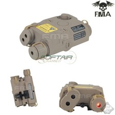 Navy Seal Peq-15 Red Laser & Porta Batteria Dark Earth Fma (fma-tb495)