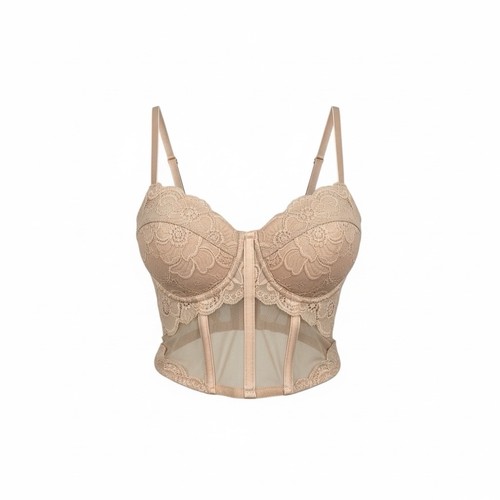 Reggiseno top corsetto pizzo