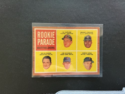 1962 topps high rookie - topps, #