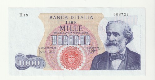 Mille lire verdi tipo - mille,