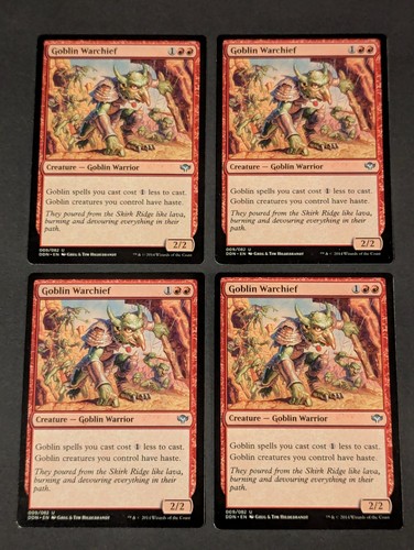 Goblin warchief duel decks - 4x,