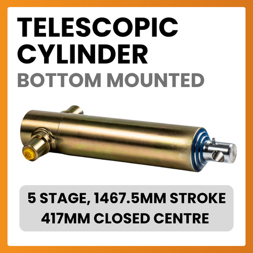 Cilindro telescopico montato