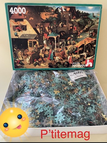 Neuf ancien puzzle nathan 4000 - ancien,