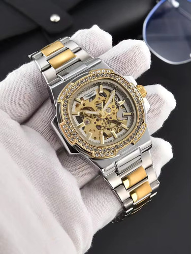 Orologio uomo lusso scheletro - uomo,