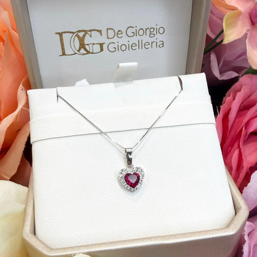 Ciondolo cuore donna con - ciondolo,
