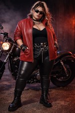 Giacca Moto Vintage Pelle