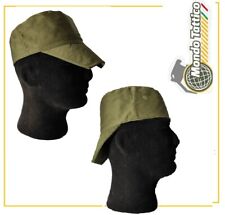 Cappellino berretto uomo donna ARMY CAP cappello militare oliva con visiera 