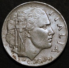 Italia 20 Centesimi 1941