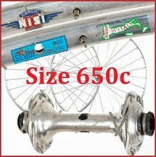 CAMPAGNOLO SUPER RECORD NISI SLUDI 650c VINTAGE VECCHIO SET RUOTE TUBOLARE LEGGERO