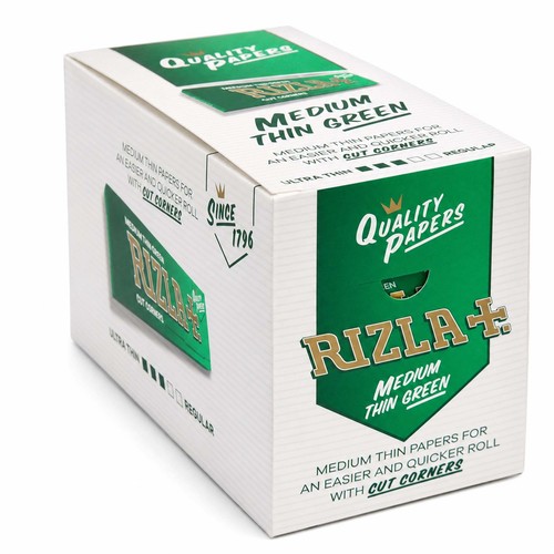 Cartine rizla verdi corte - verdi, 100