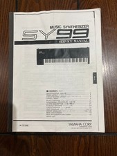 Yamaha SY99 service manual