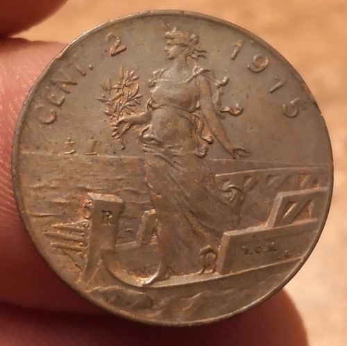 Moneta centesimi 1915 prora - 2,