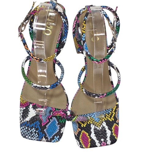 Sandali ego multicolore - multicolore, pelle
