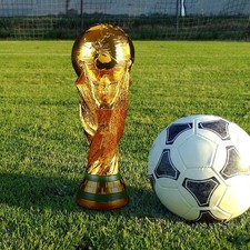 Coppa del mondo Trofeo Replica 2022 Calcio Decorazioni Casa Ufficio Regalo 27 cm