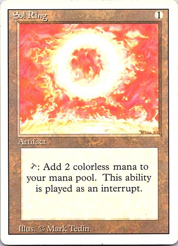 Sol ring magic the - sol, gathering