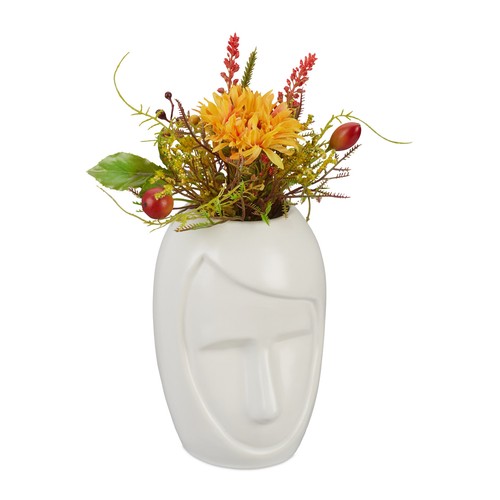 Vaso volto portafiori fiori - volto,