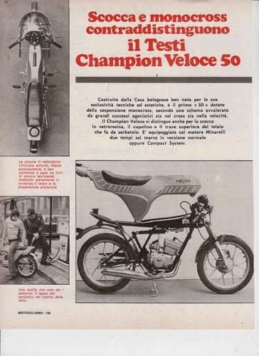 Advertising test moto testi - moto,
