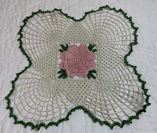 Centrino vintage fatto mano - fatto,