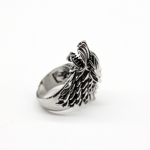 Anello uomo lupo biker - , gotico