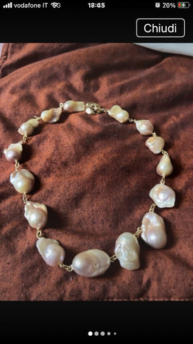 Collana perle barocche - perle,