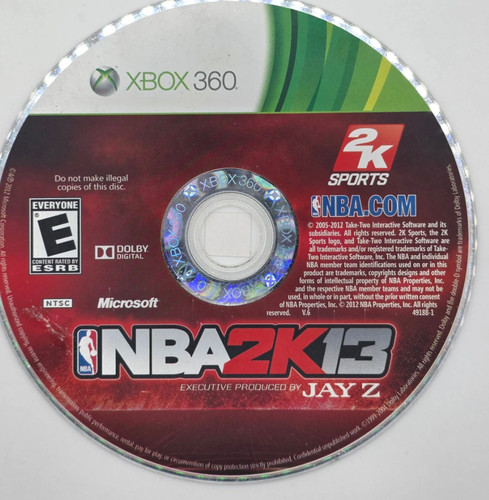 Nba 2k13 xbox - 360, disco