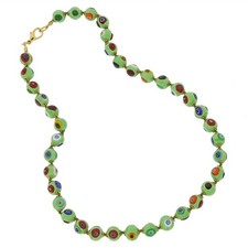 Collana mosaico in vetro di