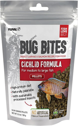 Fluval bug bites mangime per - fluval,