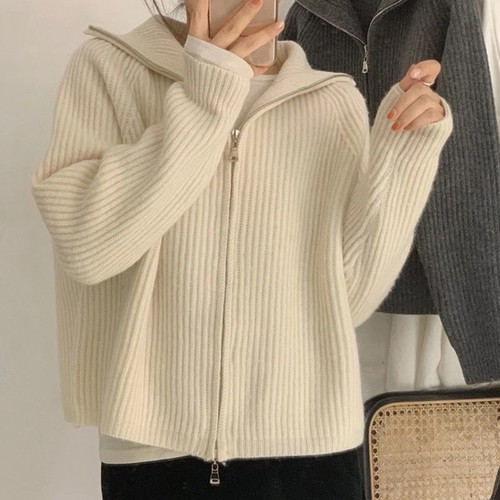 Cardigan maglia righe - cardigan,