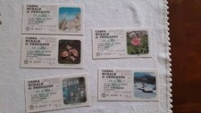 5 Mini Assegni Cassa Rurale Di Predazzo 1978 Figurativi Fior Di Stampa 
