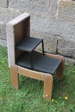 Pedana sgabello legno gradino