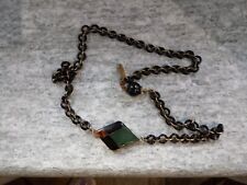 collana vintage Borbonese anni '80, con rombo in pietre dure