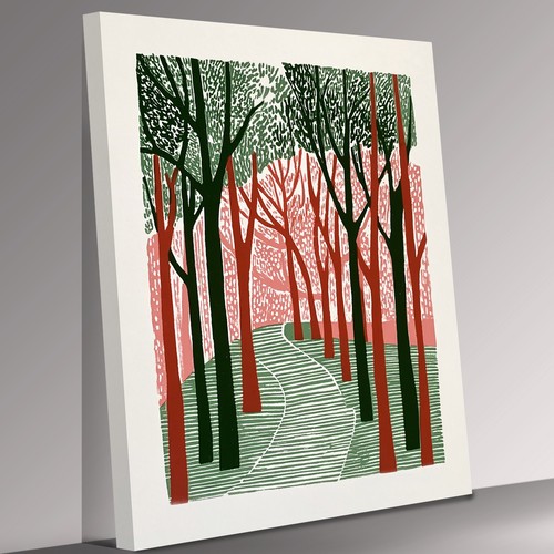 Quadro arte parete paesaggio