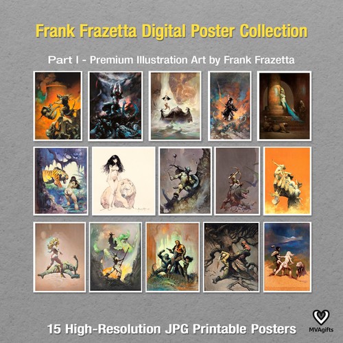 Frank frazetta collezione - frazetta,