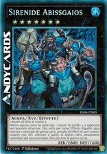 SIRENIDE ABISSGAIOS • Rara Collector Prismatica • RA04 IT065 • 1Ed • Yugioh!
