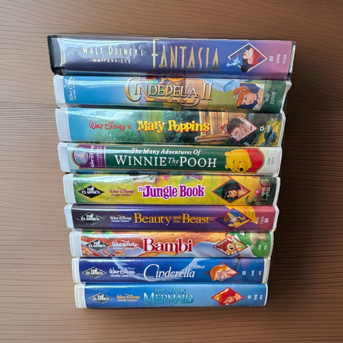 Vintage disney vhs lot - lot,