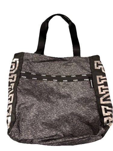 Borsa tote rosa logo - logo, grigio