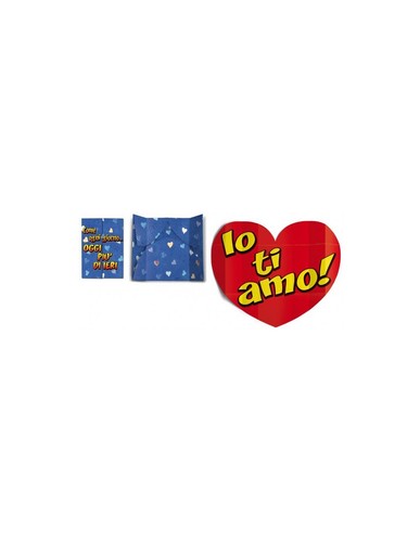 Biglietto cuore gigante oggi - biglietto,