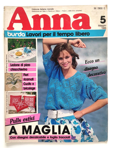 Rivista anna burda maggio - burda, n.5
