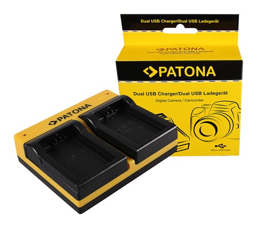 Caricabatteria usb dual patona - caricabatteria,